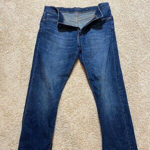 32X30 Lucky Brand 121 Slim Straight Jeans